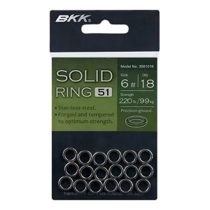 Кольцо цельное BKK Solid Ring-51 #8 (D-SO-1026)