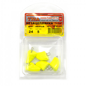 Груз Тула Незацепляйка разборная 24гр желтая