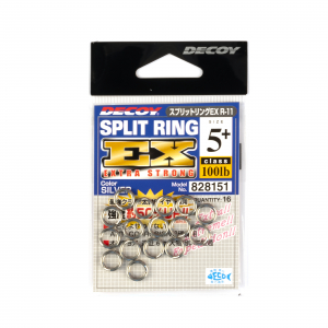 Заводные кольца Decoy R-11 Split Ring EX #5+  100lb