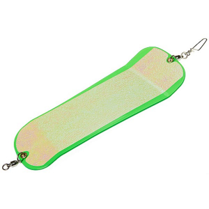 Флешер для троллинга Higashi Flasher 28x9см металл #03 Glow Dark Green