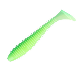 Силиконовая приманка Keitech Swing Impact 4" #EA11T Lime Chartreuse Glow